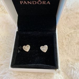 Pandora Heart Earrings
